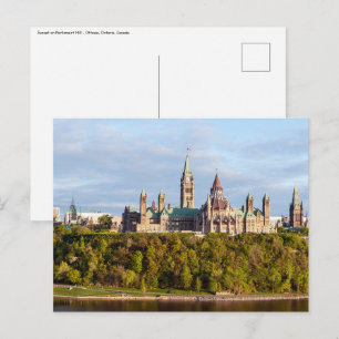 Parliament Hill in Ottawa - Ontario, Canada Postcard