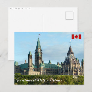 Parliament Hill in Ottawa - Ontario, Canada Postcard