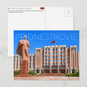 Parliament House, Tiraspol, Pridnestrovie Travel Postcard