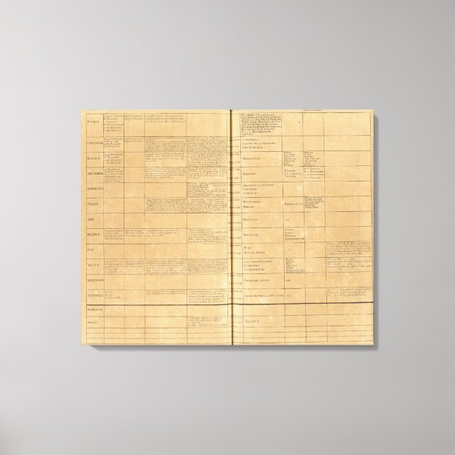 Parliament in France Canvas Print (Front)