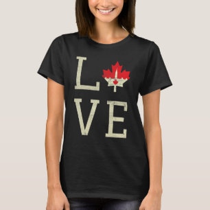 Parliament Love Canada Day Maple Proud Canadian Fl T-Shirt
