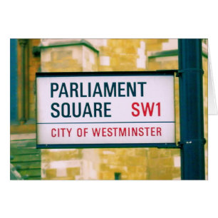 Parliament Square - City of Westminster Sign
