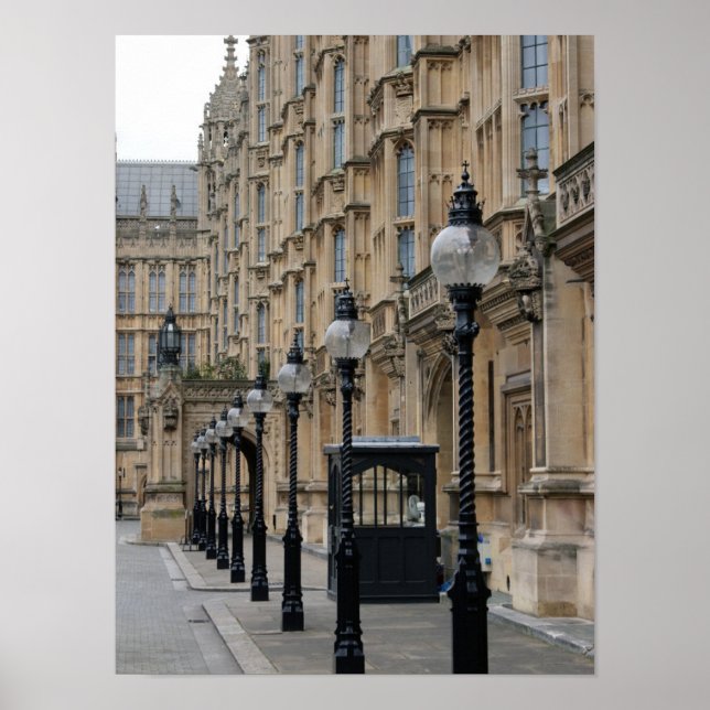 Parliament - Westminster - Lamppost Poster (Front)