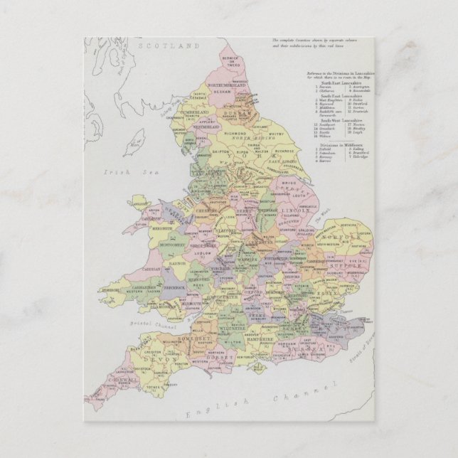 Parliamentary Representation | England & Wales Postcard (Front)
