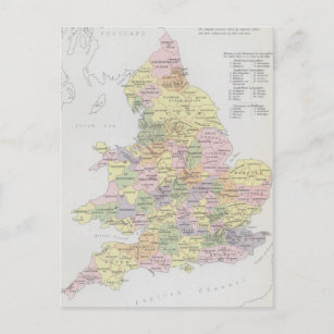 Parliamentary Representation   England & Wales Postcard