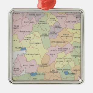 Parliamentary Representation Ireland Metal Tree Decoration