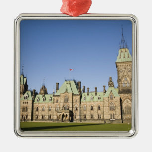 Parliment Building in Ottawa, Ontario, Canada Metal Tree Decoration