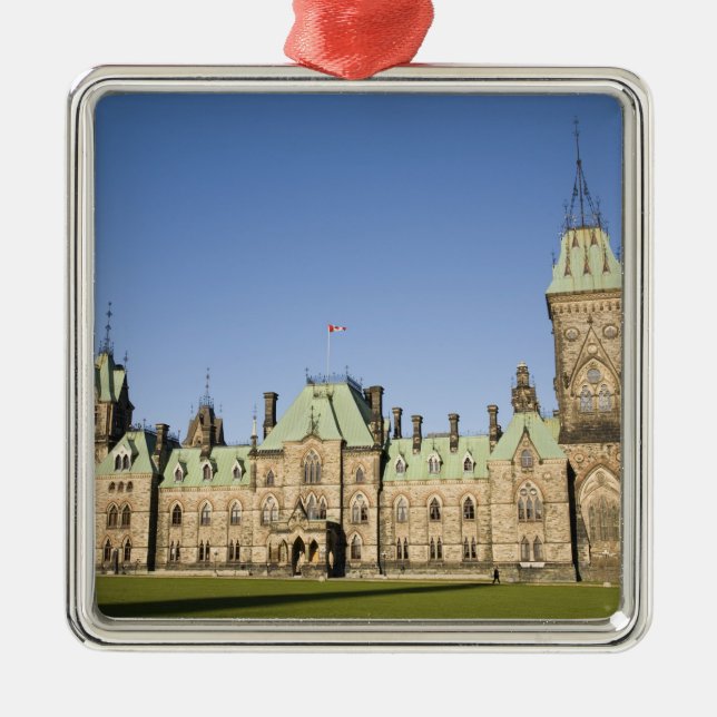 Parliment Building in Ottawa, Ontario, Canada Metal Tree Decoration (Front)