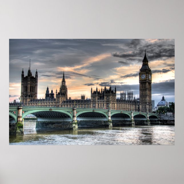Parliment Building – London, England Poster (Front)