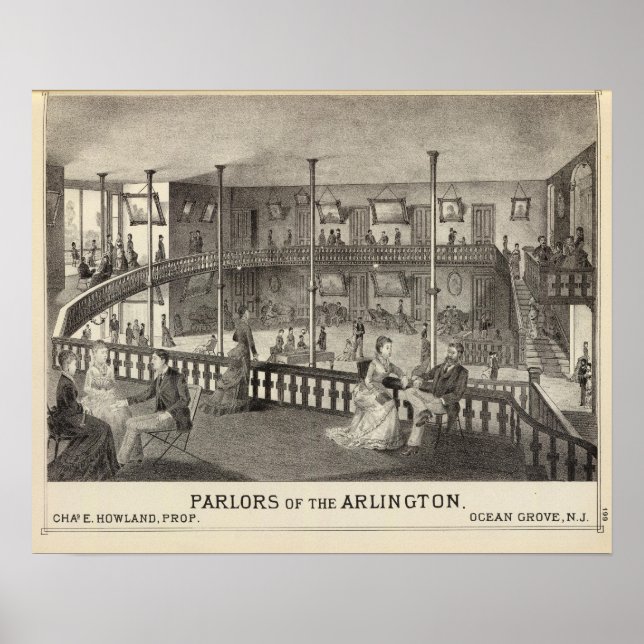 Parlors of the Arlington, Ocean Grove, NJ Poster (Front)