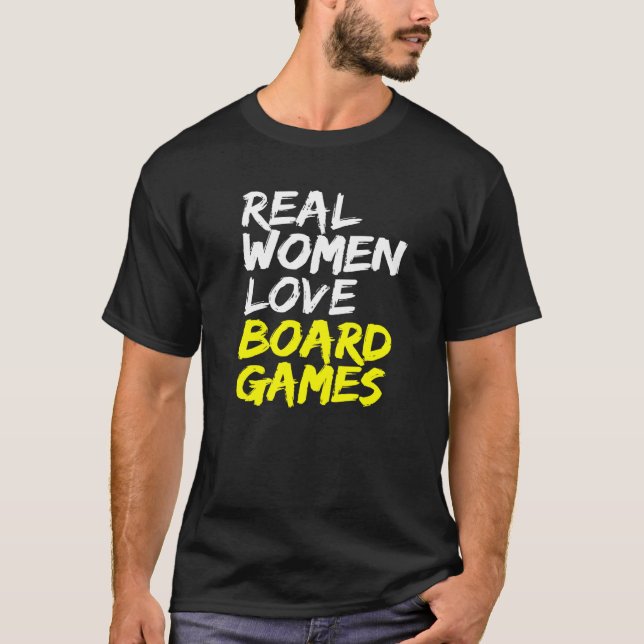 Parlour Game Night Women Love Board Games T-Shirt (Front)