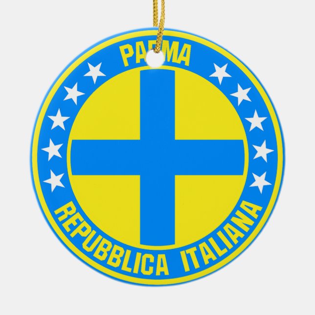 Parma                                              ceramic tree decoration (Front)
