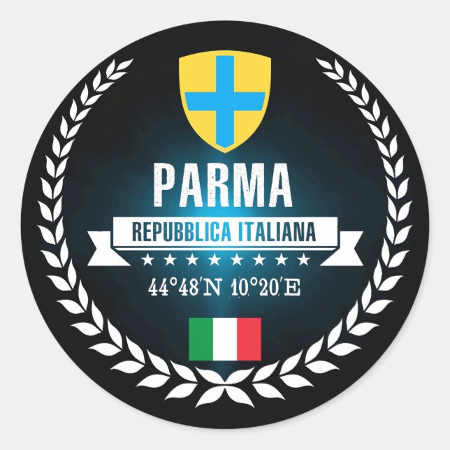 Parma Classic Round Sticker (Front)