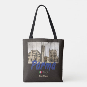 Parma Emilia-Romagna Italy Vintage Souvenir Tote Bag