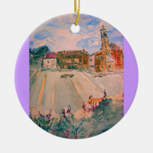 parma italy ceramic tree decoration
