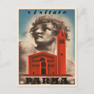 Parma, Italy Vintage Travel Postcard