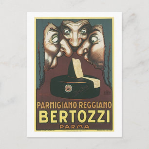 Parmagiana Reggiano Bertozzi Parma Ad Postcard