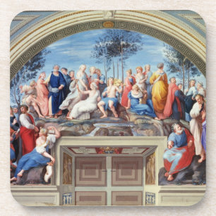 Parnassus and the Disputa, from the Stanza della S Coaster