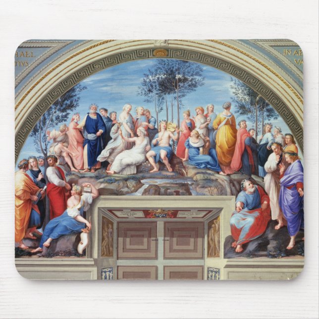 Parnassus and the Disputa, from the Stanza della S Mouse Mat (Front)