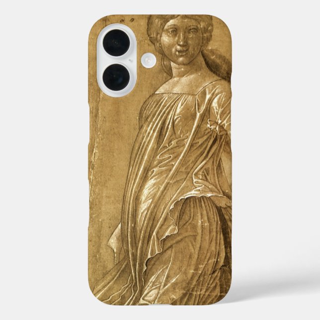 Parnassus, Dancing Muse by Andrea Mantegna Case-Mate iPhone Case (Back)