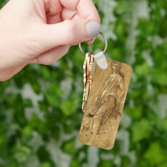 Parnassus, Dancing Muse by Andrea Mantegna Key Ring (Hand)