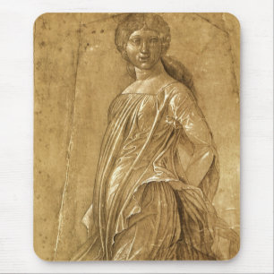 Parnassus, Dancing Muse by Andrea Mantegna Mouse Mat