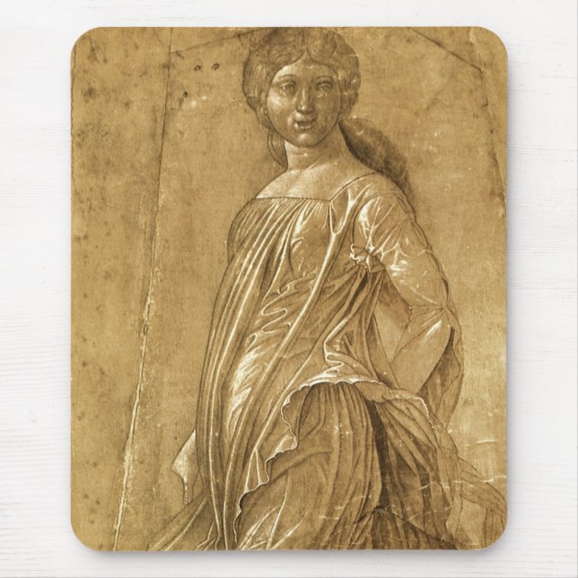 Parnassus, Dancing Muse by Andrea Mantegna Mouse Mat (Front)
