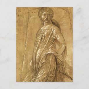 Parnassus, Dancing Muse by Andrea Mantegna Postcard