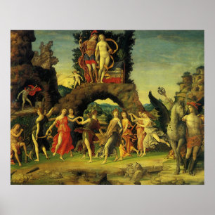 Parnassus, Mars and Venus by Andrea Mantegna Poster