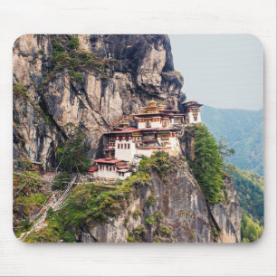 Paro Taktsang: The Tiger's Nest Monastery - Bhutan Mouse Mat