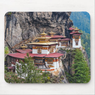 Paro Taktsang: The Tiger's Nest Monastery - Bhutan Mouse Mat