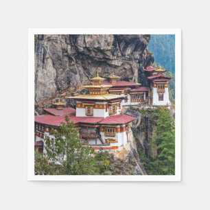 Paro Taktsang: The Tiger's Nest Monastery - Bhutan Napkin