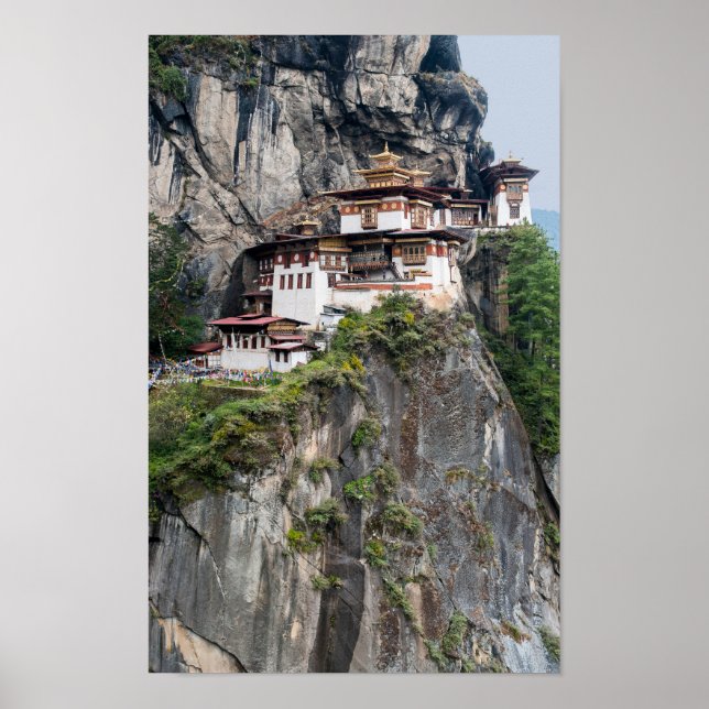 Paro Taktsang: The Tiger's Nest Monastery - Bhutan Poster (Front)