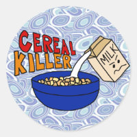 Parody Cereal Killer Breakfast Food Humour