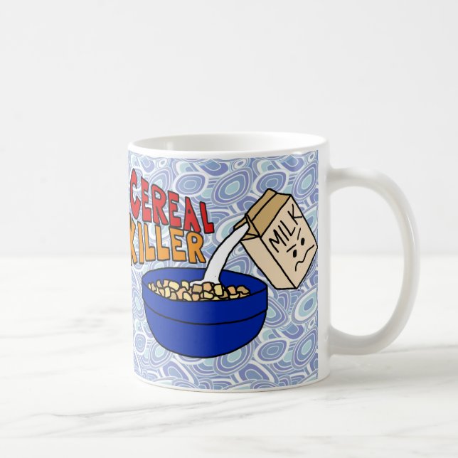 Parody Cereal Killer Breakfast Food Humour Coffee Mug (Right)