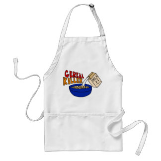 Parody Cereal Killer Breakfast Food Humour Standard Apron
