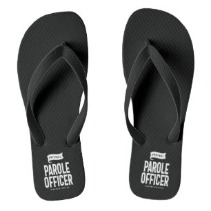 Parole Officer Job Title Gift Flip Flops