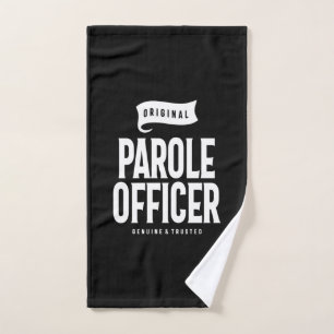 Parole Officer Job Title Gift Hand Towel