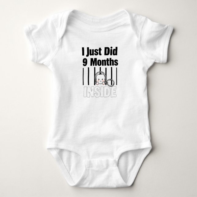 Paroled at Birth Edition 2 Baby Bodysuit (Front)