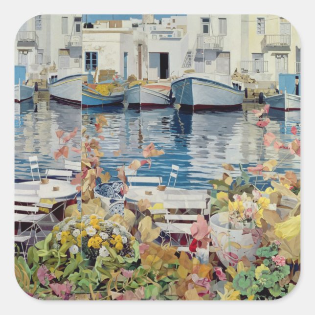 Paros 1985 square sticker (Front)