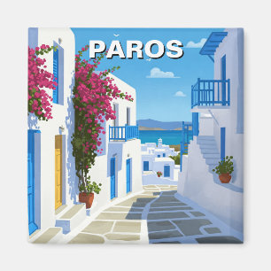 Paros Greece Island Travel Magnet