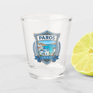 Paros Greece Shot Glass