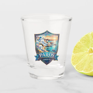 Paros Greece Shot Glass
