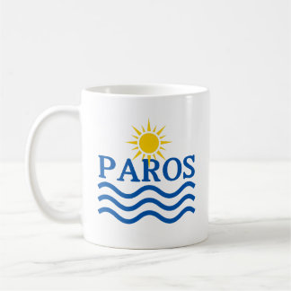 PAROS Greece, Sun Waves Coffee Mug