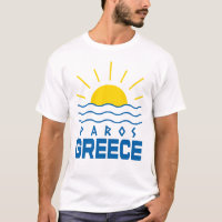 Paros Greece Sunshine And Sea Men's White