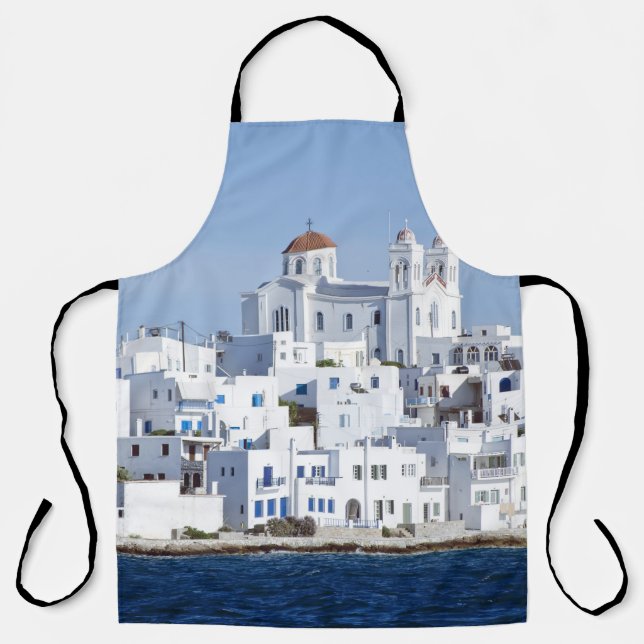 Paros Village Naoussa Island View Apron (Front)