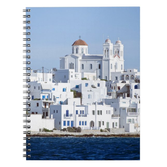 Paros Village Naoussa Island View Notebook (Front)