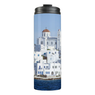 Paros Village Naoussa Island View Thermal Tumbler