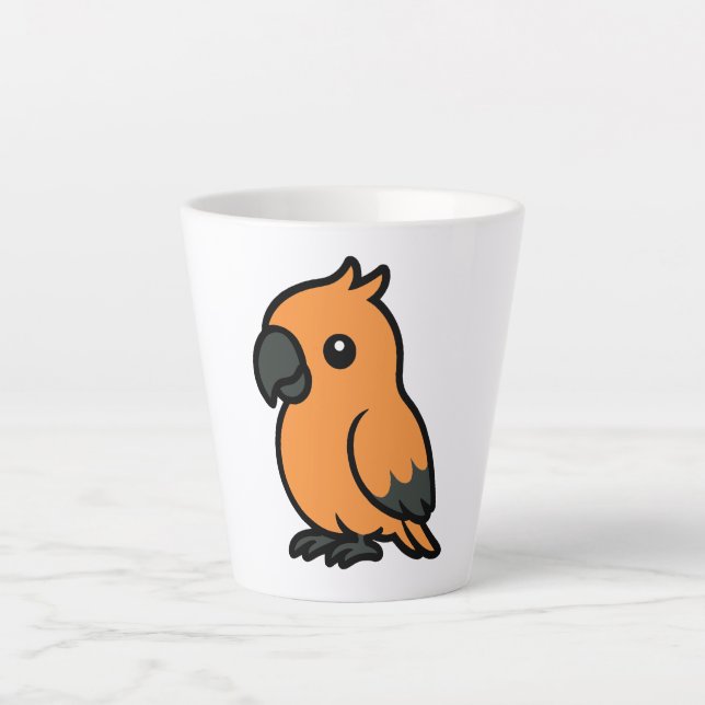 parot latte mug (Front)