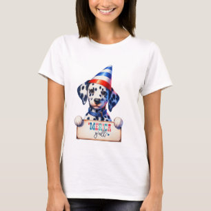 Parotic Dalmatian "Merica Y'all T-Shirt